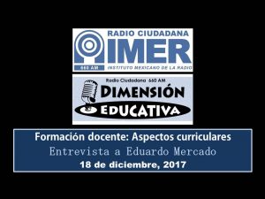 Dimensión educativa 90 - 18 diciembre 2017