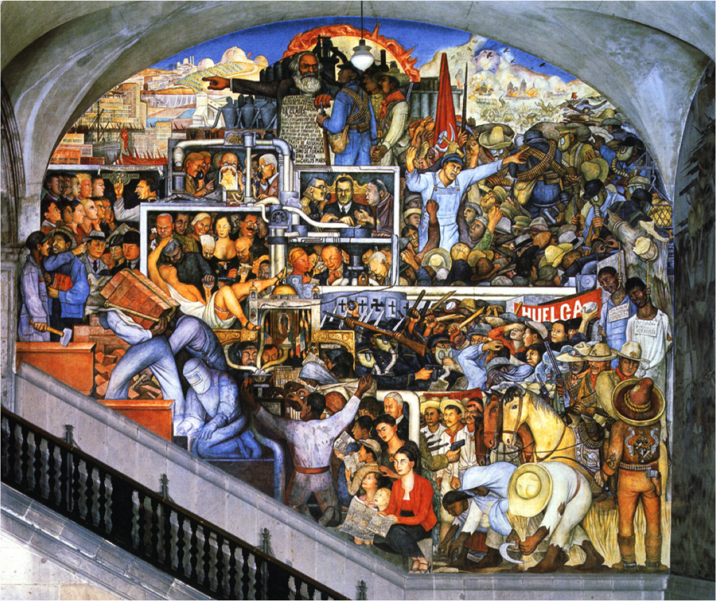 La Epopeya del pueblo mexicano - Diego Rivera.