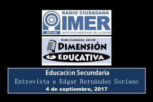 Dimensión educativa 77 - 4 sept 2017
